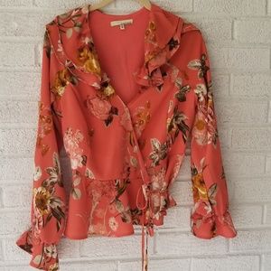 June and Hudson Wrap Top